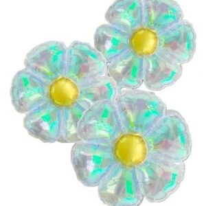 GLOBO FOIL SILUETA 19P MARGARITA IRIDISCENTE