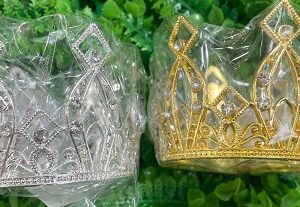 CORONA METAL MINI 7CM CON STRASS