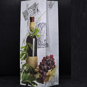 BOLSA VINO 12,7 X 36 CM ESTAMPADA