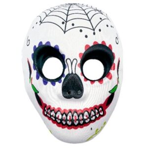 CARETA TERMOFORMADA CALACA BLANCA