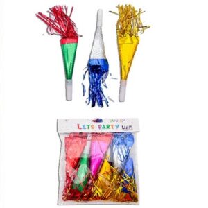 CORNETA HOLOGRAFICA CON FLECOS X6