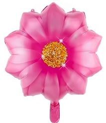 GLOBO FOIL SILUETA FLOR 44CM X 54CM