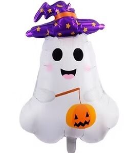 GLOBO FOIL SILUETA FANTASMA 47X65