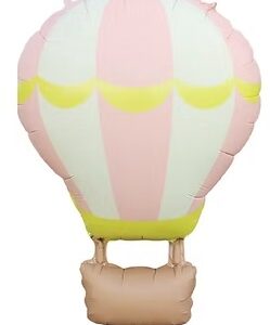 GLOBO FOIL SILUETA GLOBO AEROSTATICO 54X87 ROSA