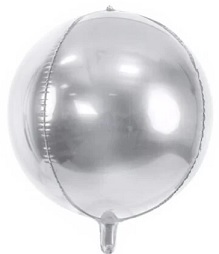 GLOBO FOIL 22P ORBIS PLATA