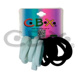 COLITAS PARA EL PELO X10 SURTIDO NEGRO Y BLANCO