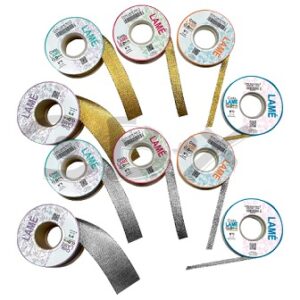 CINTA LAME N5 X 10MTS PLATEADA