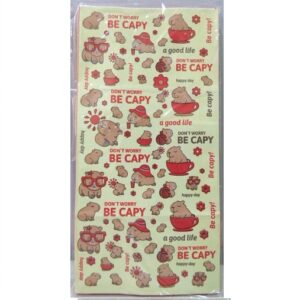 BOLSA PAPEL IMPRESA CAPIBARA X 10