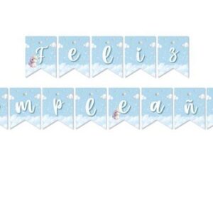 BANDERIN UNICORNIO PASTEL