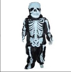 DISFRAZ ADULTO ESQUELETO T3