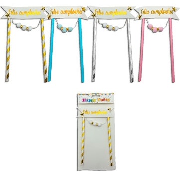 ADORNO PINCHE F C BANDERIN CON POMPONES