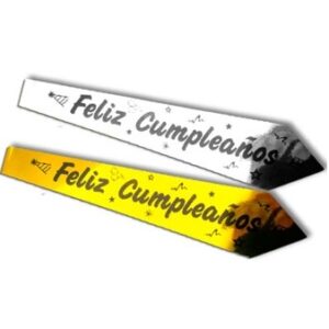 CORBATA CARTON METALIZADA F C ORO / PLATA X6