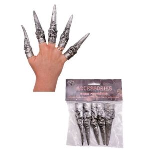 UÑAS DE GOMA CALAVERA X5