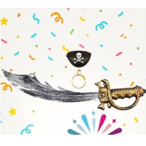 SET PIRATA ESPADA PARCHE Y ARO