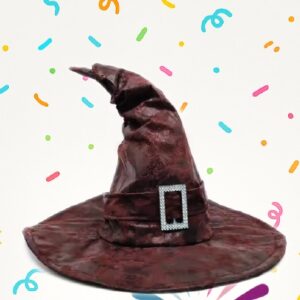 GORRO BRUJA BORDO CON HEBILLA