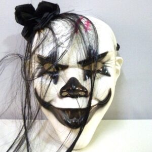 CARETA RIGIDA PAYASO BLACK