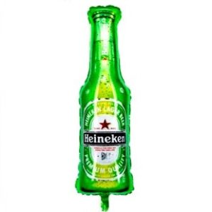 GLOBO FOIL SILUETA 35P BOTELLA CERVEZA HEINEKEN