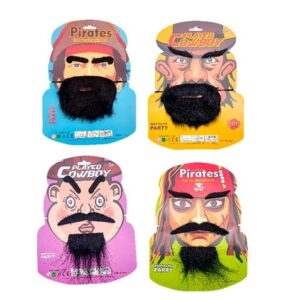 SET CEJAS BIGOTE Y BARBA MODELOS SURTIDOS