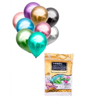 GLOBO CHROME 10P X 25 SURTIDO