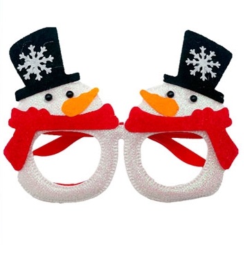 ANTEOJO NAVIDEÑO MUÑECO DE NIEVE