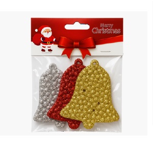 ADORNO NAVIDEÑO CAMPANAS X3