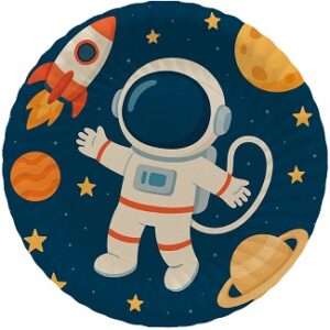 PLATO CHICO X 8 ASTRONAUTA