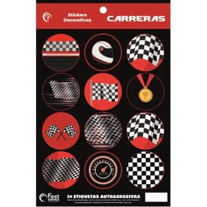 STICKERS AUTOADHESIVOS X24 CARRERAS