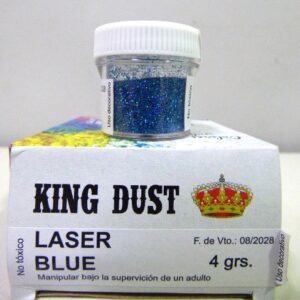 GLITTER COMESTIBLE KING DUST X4G AZUL ZAFIRO