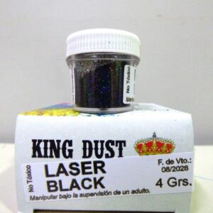 GLITTER COMESTIBLE KING DUST X4G NEGRO