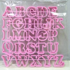 CORTANTE 3D ABECEDARIO 3CM