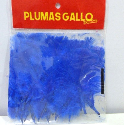 PLUMA GALLO PREMIUM MINI X 50U AZUL FRANCIA