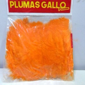 PLUMA GALLO PREMIUM MINI X 50U NARANJA