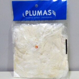 PLUMA GALLO PEQUEÑO ECO X 50U BLANCO