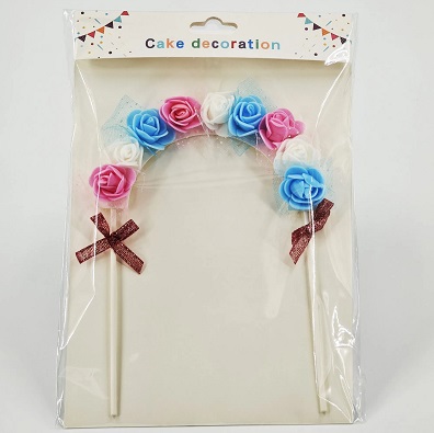 ADORNO PINCHE ARCO DE ROSAS