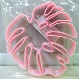 CORTANTE MARCADOR PLASTICO 3D HOJA TROPICAL