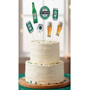 ADORNO PINCHE CERVEZA HEINEKEN 8 PIEZAS