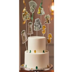 ADORNO PINCHE DOLARES 7 PIEZAS