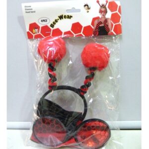 SET VAQUITA SAN ANTONIO VINCHA GUANTE LENTE