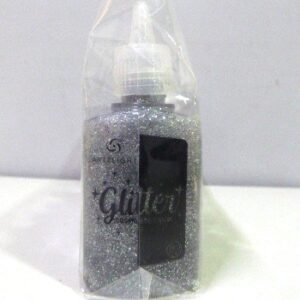 MAQUILLAJE GLITTER GEL GOTERO 30ML PLATEADO