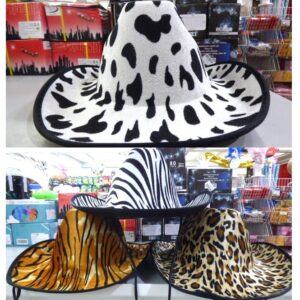 GORRO COWBOY ANIMAL PRINT