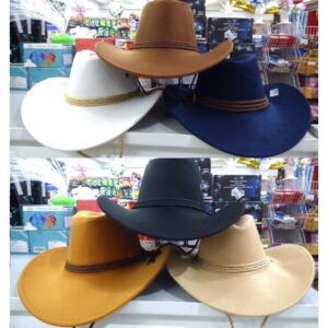GORRO COWBOY CON CUERDA