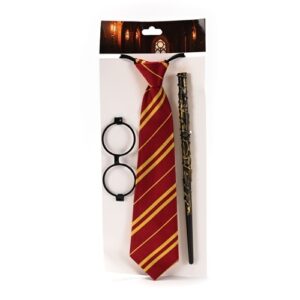 SET HARRY POTTER 3 PIEZAS ANTEOJO CORBATA VARITA