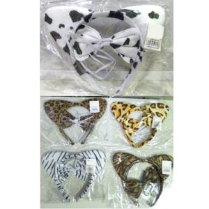 SET ANIMAL PRINT VINCHA Y MOÑO