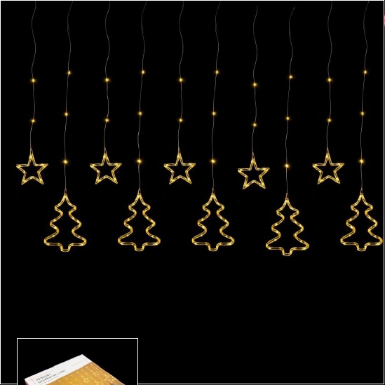 CORTINA LED FORMA 3MT X 60CM CALIDA ARBOL