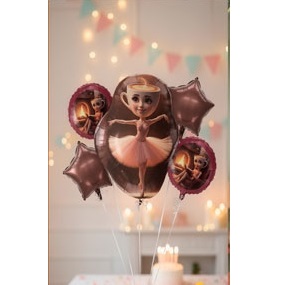 SET 5 GLOBOS BRAINROT BALLERINA CAPPUCCINA