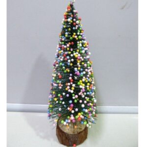 ARBOL NAVIDEÑO 20CM BASE MADERA