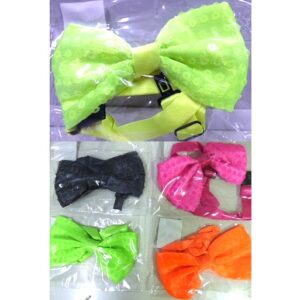 MOÑO TELA FLUO LENTEJUELAS