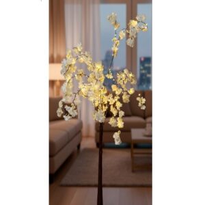 ARBOL LED 1,6M LUZ CALIDA