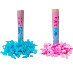 LANZAPAPELES 30CM REVELACION DE GENERO