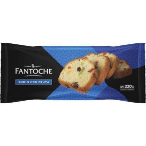 BUDIN X 200G FANTOCHE CON FRUTA